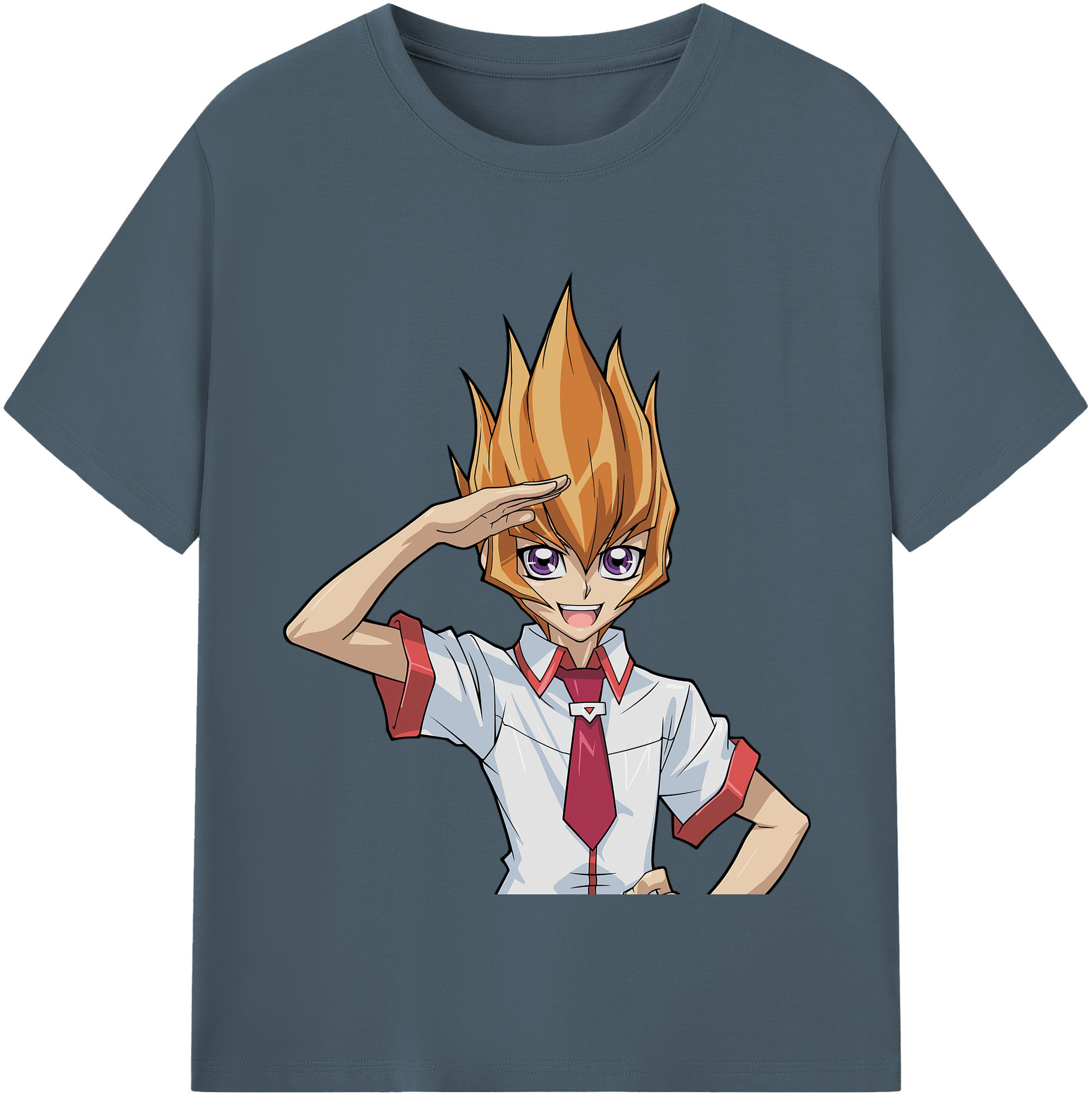 （画像用） 遊☆戯☆王 Yu-Gi-Oh! 綿100％半袖Tシャツ（フロントプリント）